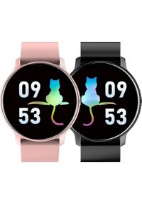 Smartwatch Gravity GT1-1 Różowy. Rodzaj zegarka: smartwatch. Kolor: różowy