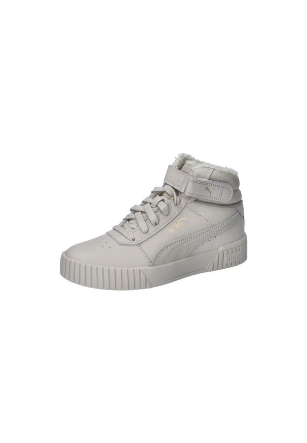 Sneakersy damskie Puma Carina 2.0 Mid WTR (385852-07). Wysokość cholewki: przed kolano. Zapięcie: pasek. Kolor: beżowy, różowy, wielokolorowy. Szerokość cholewki: normalna. Sport: turystyka piesza