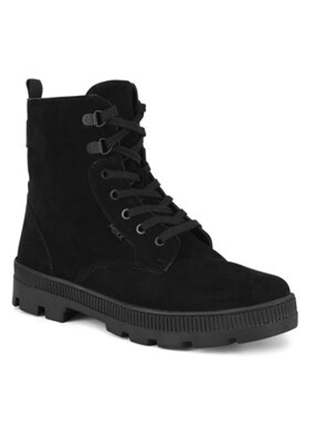 MEXX Botki MX/008C-WI23 Czarny. Kolor: czarny. Materiał: zamsz, skóra
