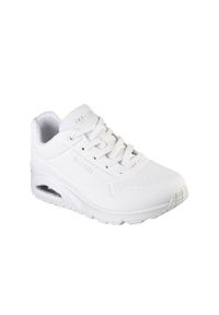 skechers - Buty na co dzień damskie SKECHERS UNO STAND ON AIR eko skóra. Okazja: na co dzień. Kolor: biały. Materiał: skóra