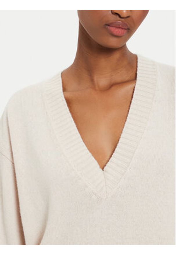 Kontatto Sweter 3M0177 Écru Regular Fit. Materiał: syntetyk