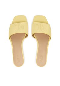 Lauren Ralph Lauren - LAUREN RALPH LAUREN Klapki 802959143012 Żółty. Kolor: żółty. Materiał: skóra #5