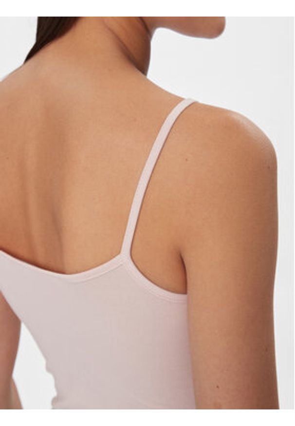 Calvin Klein Jeans Body Monologo J20J223421 Różowy Slim Fit. Kolor: różowy. Materiał: bawełna