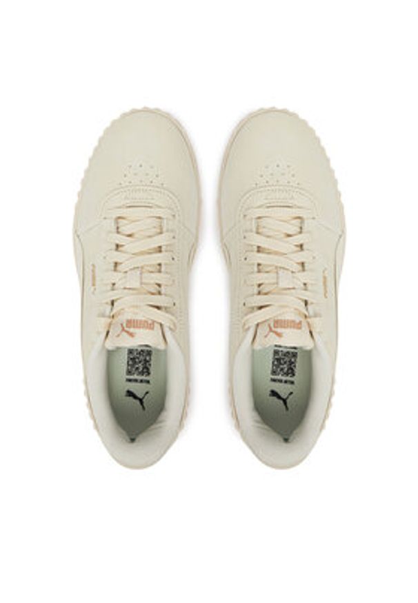 Puma Sneakersy Carina 3.0 SD 400721 03 Écru. Materiał: zamsz, skóra