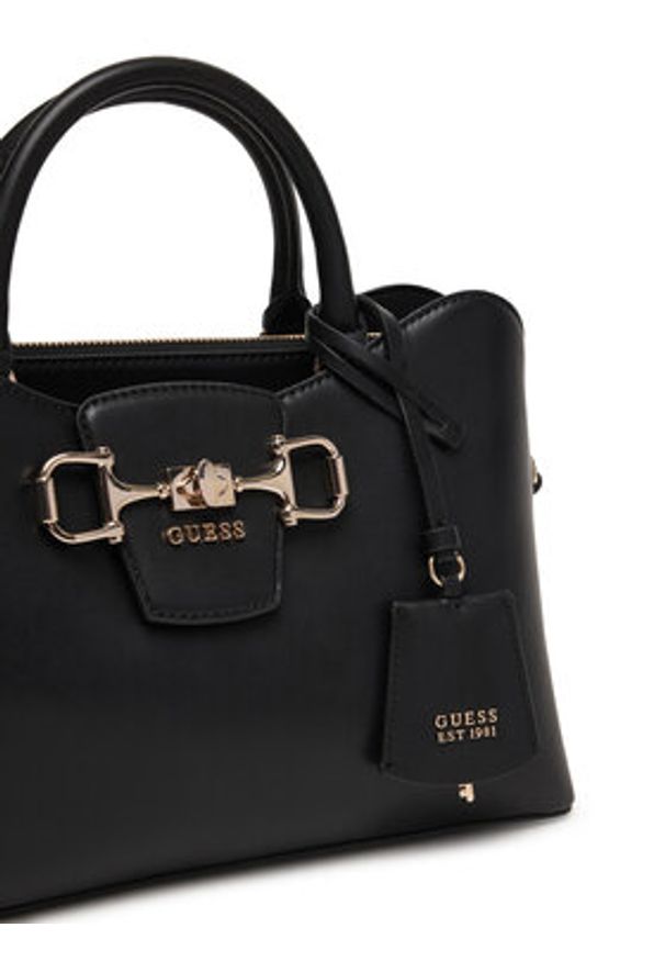 Guess Torebka Janie HWVG99 10060 Czarny. Kolor: czarny. Materiał: skórzane