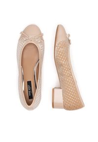 Nine West Baleriny WFA2993-1 Beżowy. Kolor: beżowy. Materiał: materiał #6