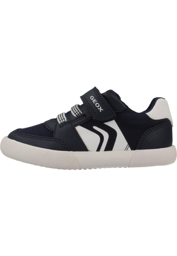 Geox - Kapcie GEOX B GISLI BOY Niebieski. Okazja: na co dzień. Kolor: niebieski. Materiał: tkanina