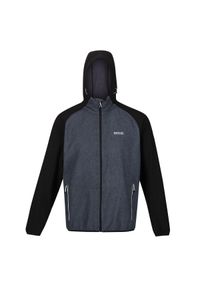 Regatta - Męski Softshell Arec III. Kolor: szary, czarny, wielokolorowy, biały. Materiał: softshell. Sport: turystyka piesza #1