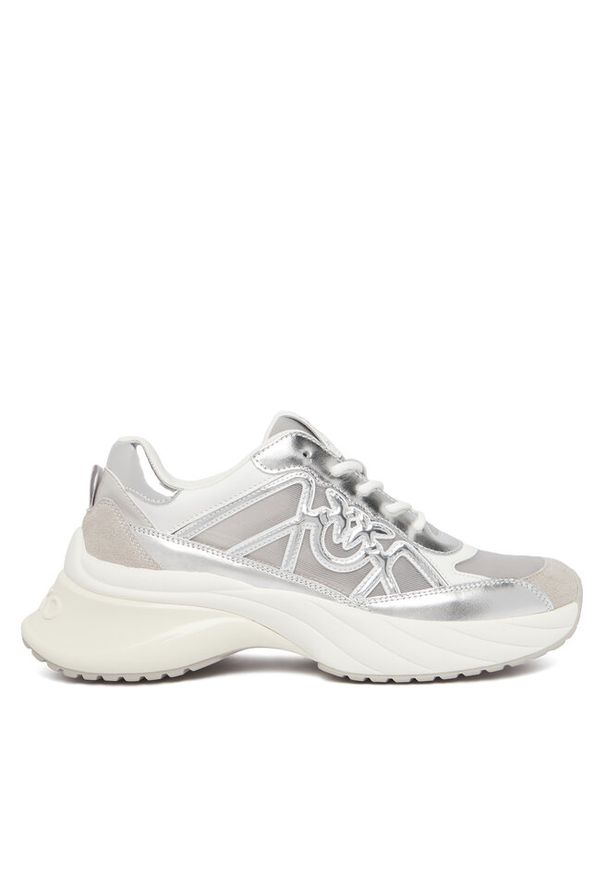 Pinko - Sneakersy PINKO. Kolor: srebrny