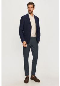 Tailored & Originals - Spodnie. Okazja: na co dzień. Kolor: niebieski. Materiał: tkanina, poliester, wiskoza, elastan. Wzór: gładki. Styl: casual #2