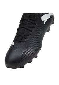Buty piłkarskie Puma Future 7 Play FG/AG M 107723 02 czarne. Kolor: czarny. Materiał: materiał, dzianina, syntetyk. Szerokość cholewki: normalna. Sport: piłka nożna #4