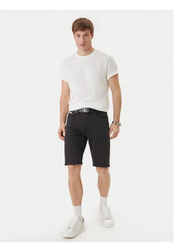 Calvin Klein T-Shirt LV04LF811G Biały Regular Fit. Kolor: biały. Materiał: bawełna