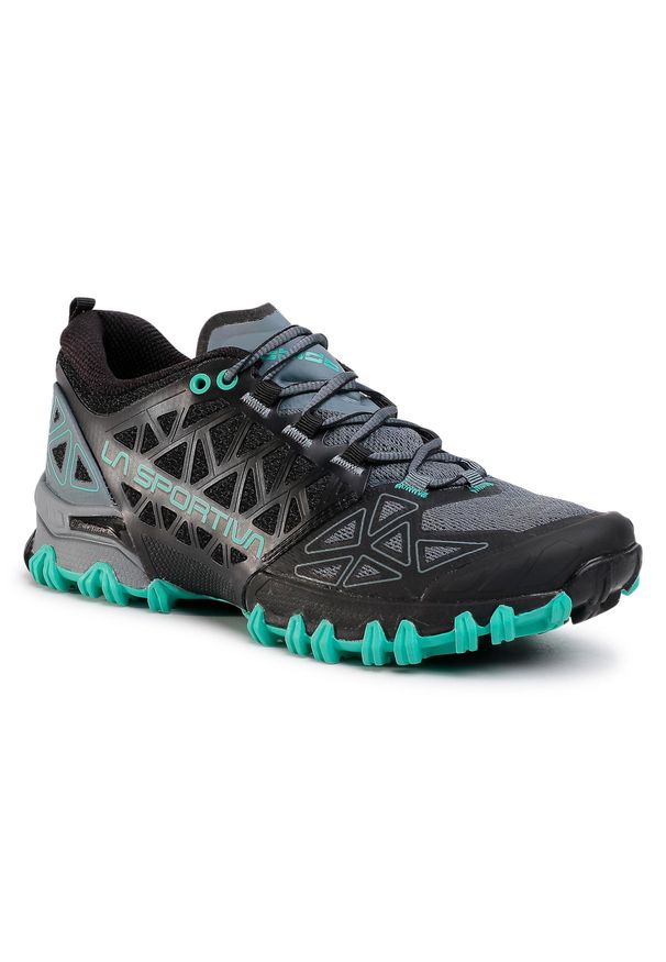 Buty LA SPORTIVA - Bushido II 36T903615 Slate/Aqua. Okazja: na co dzień. Kolor: czarny. Materiał: materiał. Szerokość cholewki: normalna