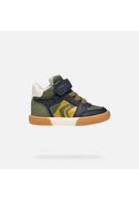 Geox - Buty GEOX B GISLI BOY Zielony. Kolor: niebieski, zielony, wielokolorowy. Materiał: syntetyk, tkanina. Styl: sportowy. Sport: turystyka piesza