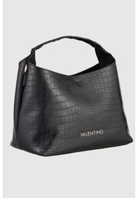 Valentino by Mario Valentino - VALENTINO Mała czarna torebka Wool. Kolor: czarny. Materiał: skórzane. Rodzaj torebki: na ramię