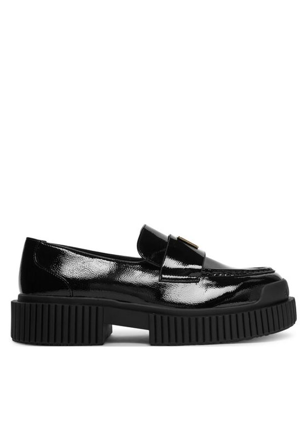 Armani Exchange Loafersy XW001672 AF17478 UC001 Czarny. Kolor: czarny. Materiał: skóra