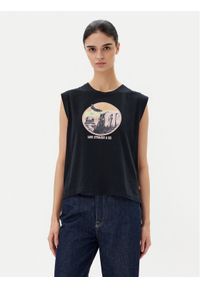 Levi's® Top Graphic 001MW-0003 Czarny Standard Fit. Kolor: czarny. Materiał: bawełna