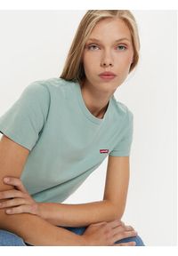 Levi's® T-Shirt The Perfect 39185-0325 Niebieski Standard Fit. Kolor: niebieski. Materiał: bawełna #4