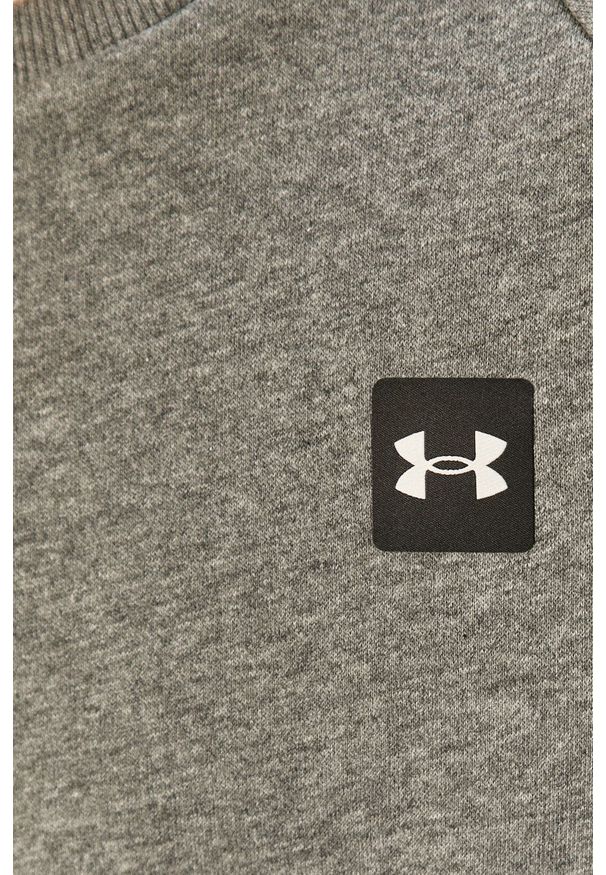 Under Armour - Bluza. Okazja: na co dzień. Kolor: szary. Materiał: dzianina. Wzór: gładki. Styl: casual