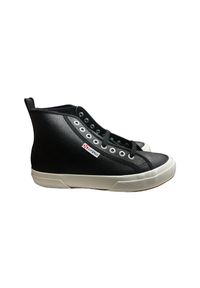 Sneakersy damskie Superga 2750 Mid Tumbled Leather. Kolor: wielokolorowy, biały, czarny