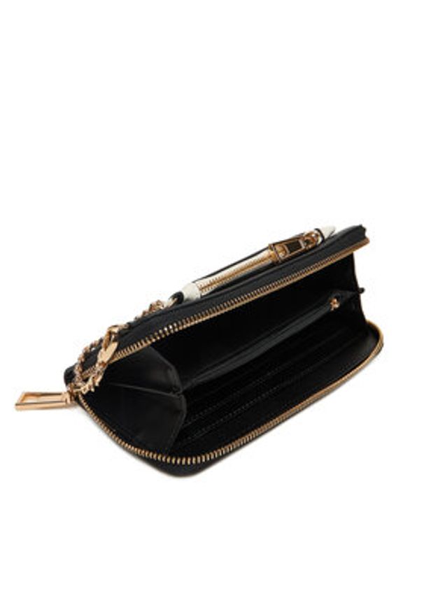 Aldo Portfel Esai 14143754 Czarny. Kolor: czarny. Materiał: skóra