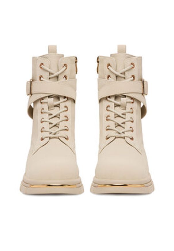 DeeZee Trzewiki 60187-1 Écru. Materiał: syntetyk, materiał