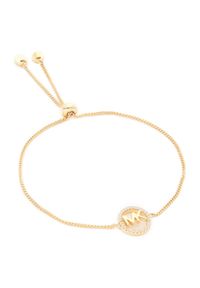 Michael Kors Bransoletka Logo Circle Slider MKC1246AN710 Złoty. Materiał: złote. Kolor: złoty