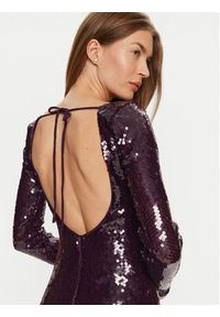 BARDOT - Bardot Sukienka koktajlowa 58859DB Fioletowy Regular Fit. Kolor: fioletowy. Materiał: syntetyk. Styl: wizytowy #4