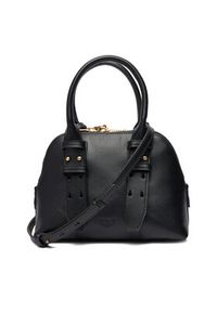 Pinko - PINKO Torebka Bowling Bag Zip Mini AI 25-26 PLTT 105333 A0QO Czarny. Kolor: czarny. Materiał: skórzane #5