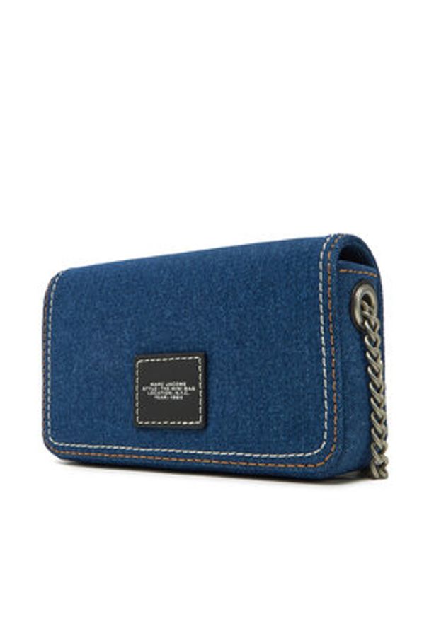MARC JACOBS - Marc Jacobs Torebka Denim Chain Mini 2F4SMN010S03 Granatowy. Kolor: niebieski