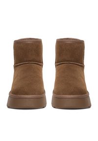 Badura Śniegowce C-WFA-01-H Brązowy. Kolor: brązowy. Materiał: zamsz, skóra #8