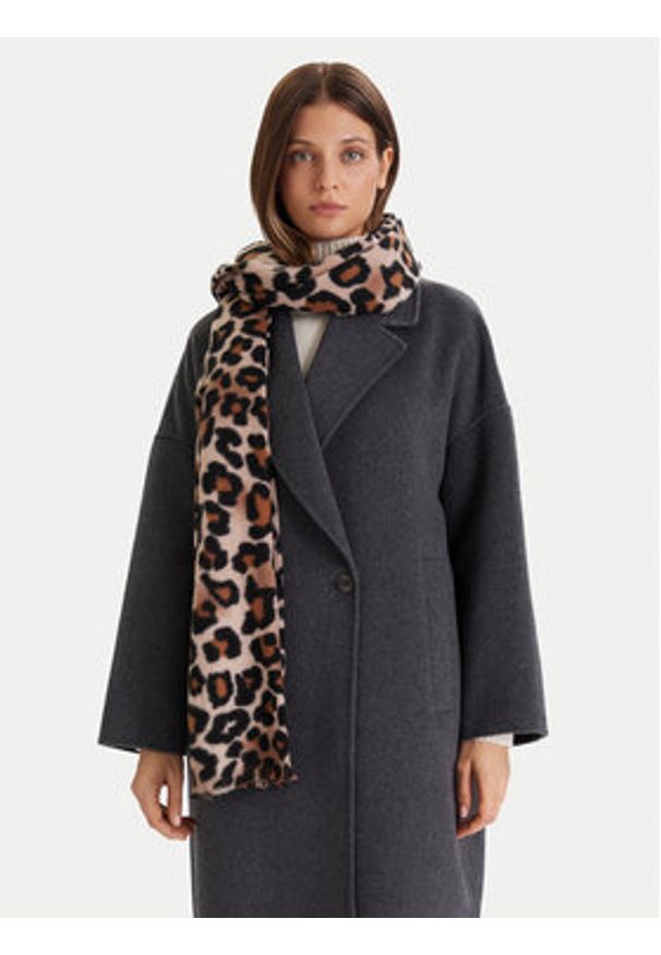 Guess Szalik AW5409 POL03 Brązowy. Kolor: brązowy. Materiał: poliester, materiał
