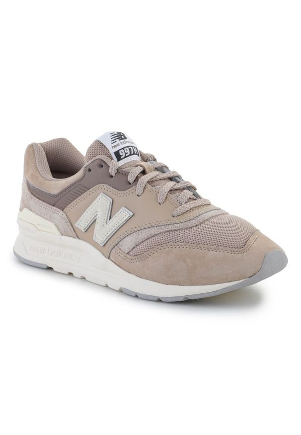 Buty New Balance M CM997HPI beżowy. Okazja: na co dzień. Zapięcie: sznurówki. Kolor: beżowy. Materiał: zamsz, skóra, tkanina, guma