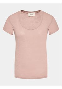 AMERICAN VINTAGE - American Vintage T-Shirt Jacksonville JAC48VH23 Różowy Regular Fit. Kolor: różowy. Materiał: bawełna, wiskoza. Styl: vintage