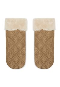 only - ONLY Rękawiczki Damskie Jenni 15267974 Beżowy. Kolor: beżowy. Materiał: materiał