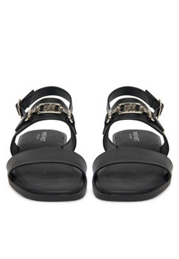 Nine West Sandały 678322-CCC Czarny. Kolor: czarny. Materiał: syntetyk, materiał