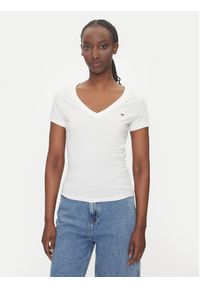 Tommy Jeans Komplet 2 t-shirtów DW0DW21367 Kolorowy Slim Fit. Materiał: bawełna. Wzór: kolorowy