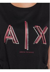 Armani Exchange T-Shirt 3RYTEJ YJ16Z 1200 Czarny Regular Fit. Kolor: czarny. Materiał: bawełna #2