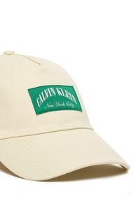 Calvin Klein Czapka z daszkiem Heritage Crest Patch Cap LV04D5103G Beżowy. Kolor: beżowy. Materiał: bawełna #2