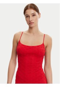 BARDOT - Bardot Sukienka koktajlowa 57998DB1 Czerwony Regular Fit. Kolor: czerwony. Materiał: syntetyk, bawełna. Styl: wizytowy #6