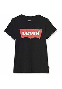 Levi's® - Koszulka z krótkim rękawem Dziecięca Fitness Levi's 8157 Czarny. Kolor: czarny. Długość rękawa: krótki rękaw. Długość: krótkie. Sport: fitness #1