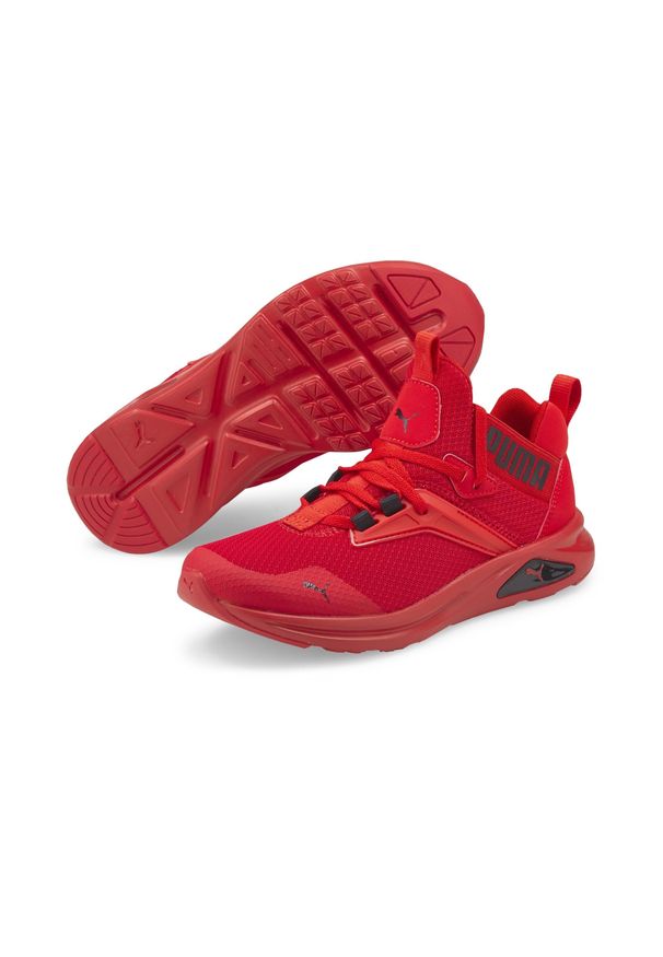 Buty do chodzenia Puma ENZO 2 REFRESH JR. Kolor: czerwony. Materiał: materiał, syntetyk, tkanina. Sport: turystyka piesza