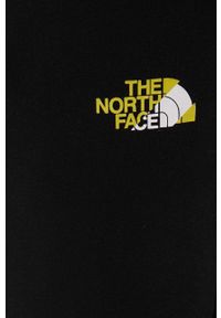 The North Face spodnie męskie kolor czarny gładkie. Kolor: czarny. Materiał: dzianina. Wzór: gładki #4