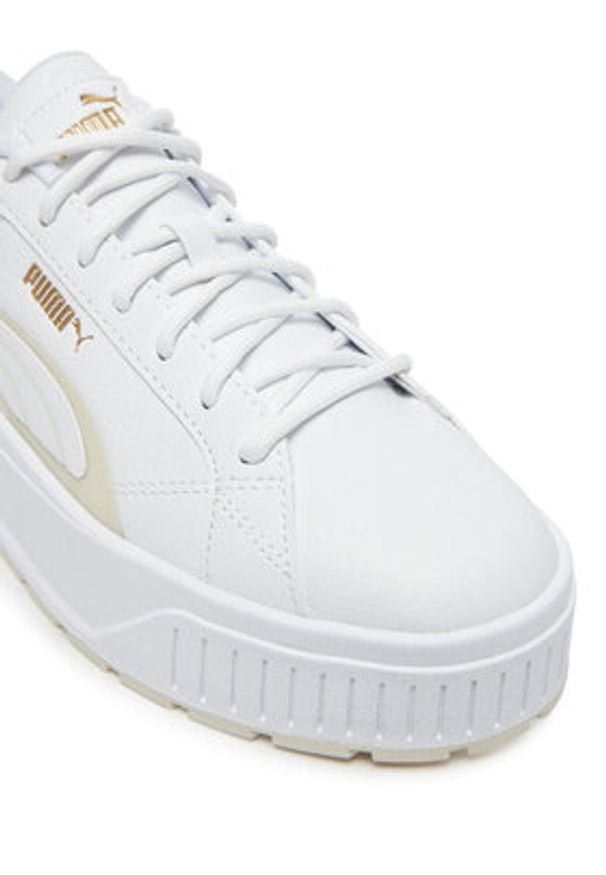 Puma Sneakersy Karmen II Aqua Metallics 401614 02 Biały. Kolor: biały. Materiał: skóra