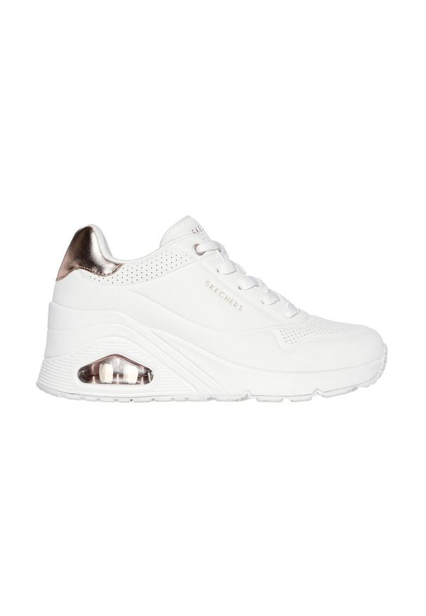 skechers - Buty na co dzień damskie SKECHERS UNO WEDGE - Hi Steps. Okazja: na co dzień. Kolor: biały. Model: Skechers Sport. Sport: turystyka piesza