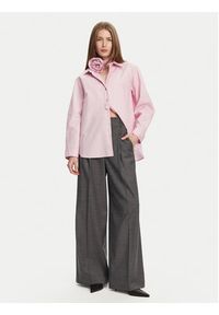 Marella Koszula Von 2513111014 Różowy Relaxed Fit. Kolor: różowy. Materiał: bawełna #5