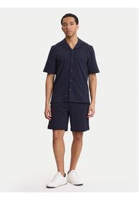 Guess Koszula M6GP10 K3079 Granatowy Regular Fit. Kolor: niebieski. Materiał: bawełna #5