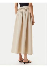 United Colors of Benetton - United Colors Of Benetton Spódnica maxi 4TPUD004I Beżowy Regular Fit. Kolor: beżowy. Materiał: bawełna