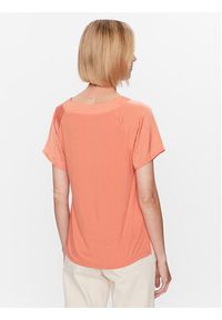 s.Oliver T-Shirt 2129455 Pomarańczowy Regular Fit. Kolor: pomarańczowy. Materiał: wiskoza #2