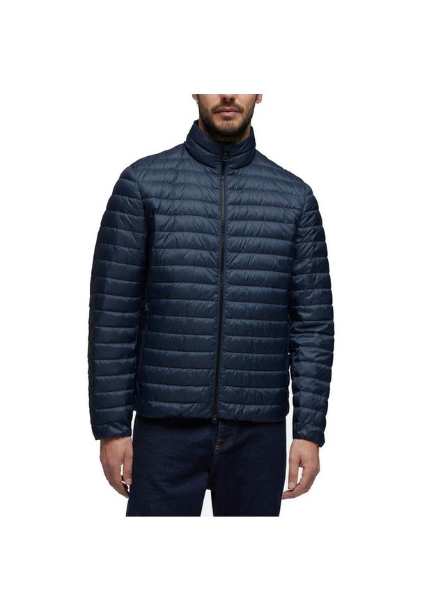 Geox - Kurtka GEOX M DERECK Niebieski. Kolor: niebieski. Materiał: tkanina